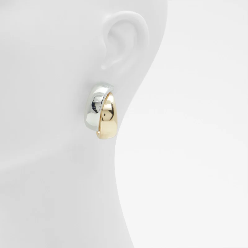 ALDO BELSAY Dual Tone Hoop Earrings